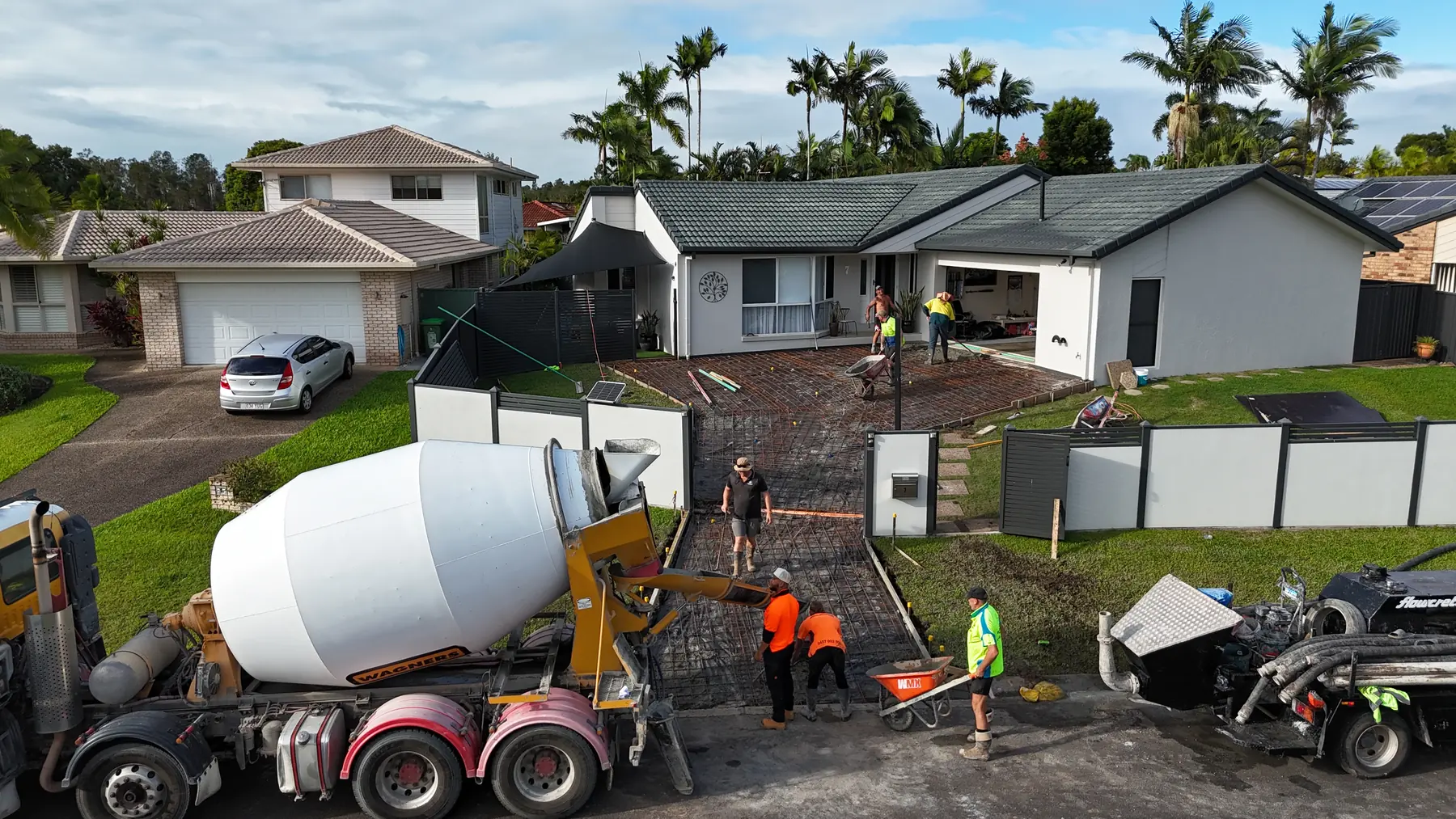 A extensions & new builds job by Bunce Concrete